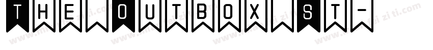 The Outbox St字体转换